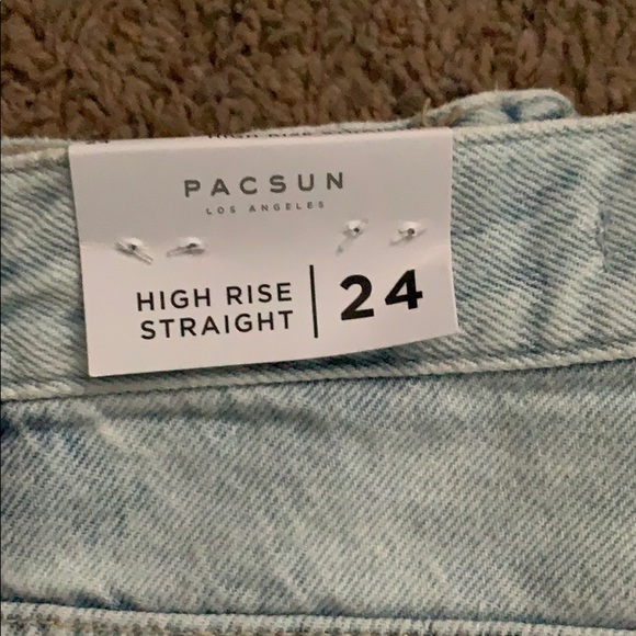 NWT pacsun high rise straight leg Jean Sz 24 - Picture 8 of 8